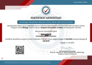 Sertifikat-UNGGUL-LAMSAMA-S1Biologi-FMIPA-UNEJ